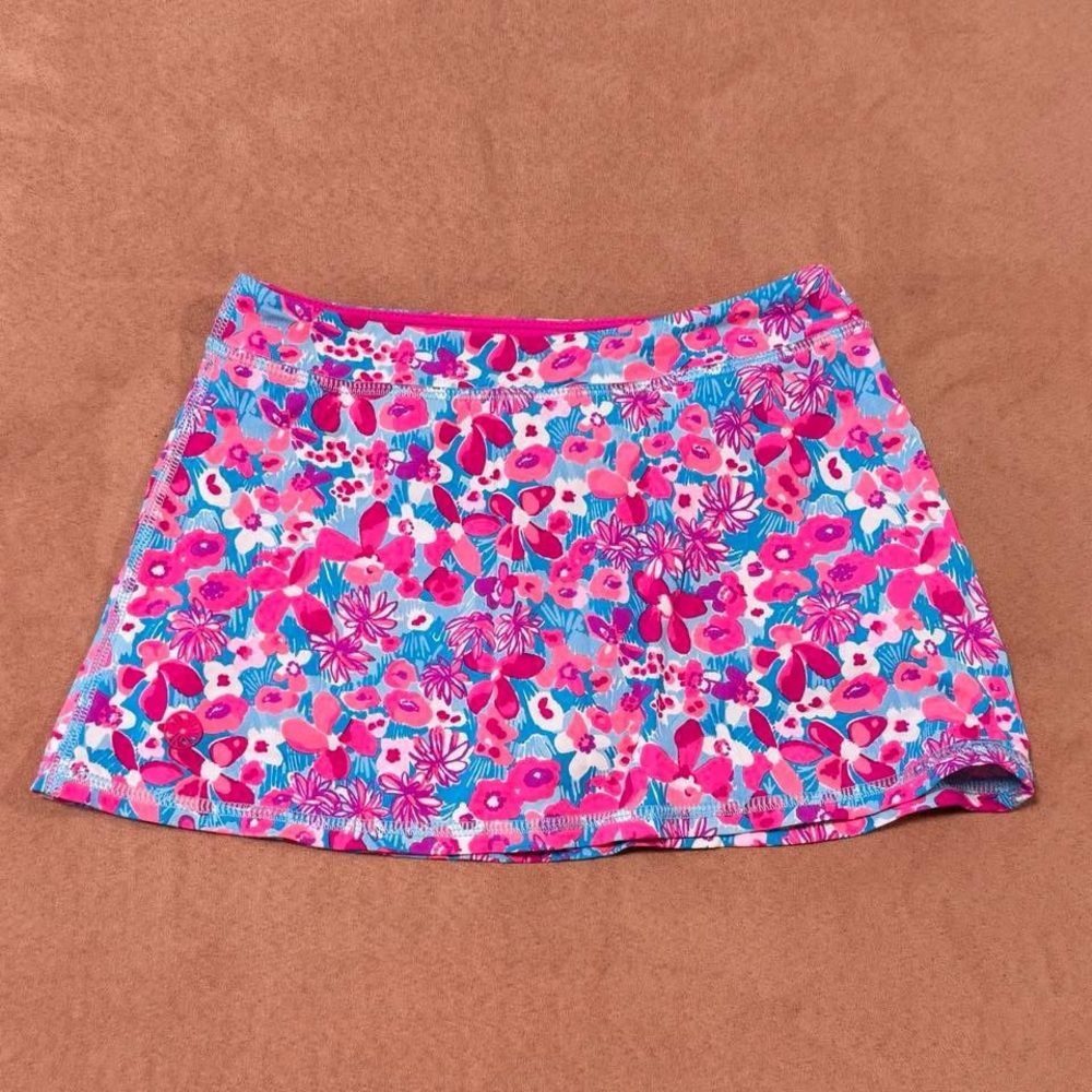 ISO Floral Pink and Blue Skirt